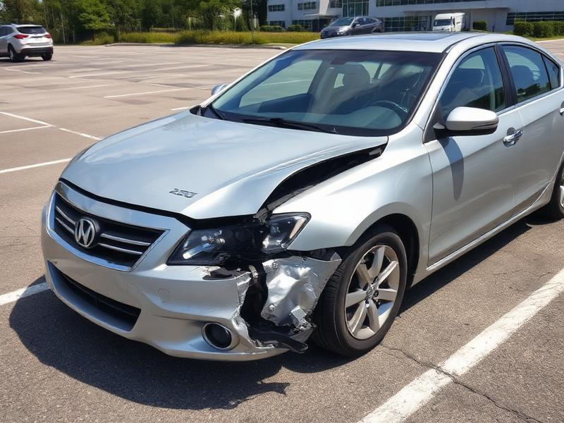 2019 Sedan — Front-End Collision before restoration
